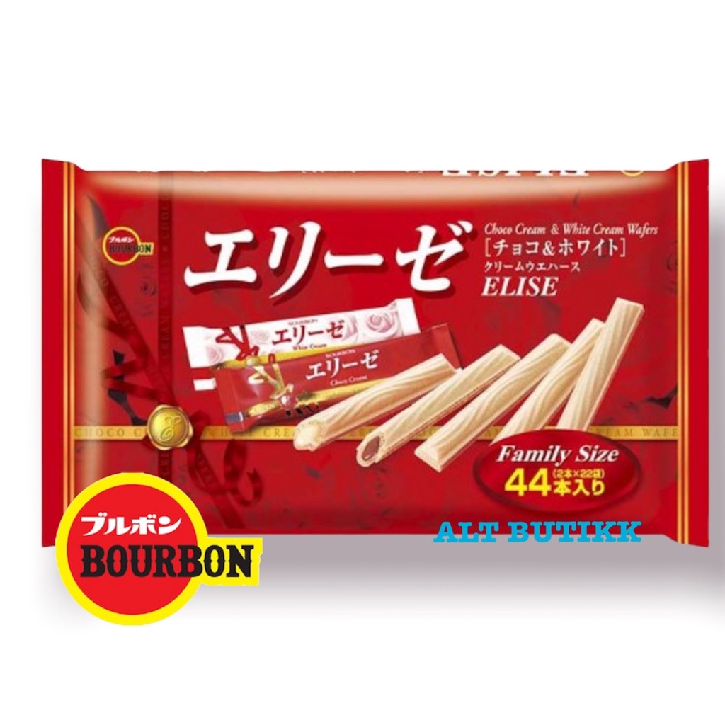 

BOURBON ELISE CREAM WAFER | FAMILY SIZE 144 GR | PRODUCT OF JAPAN