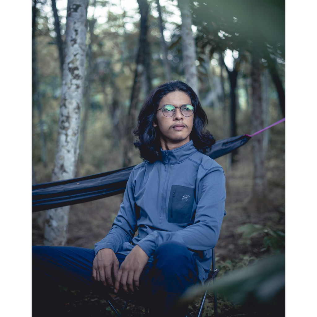 Baselayer Gunung Hangat Arcteryx Rho Lt Zip Neck Mens