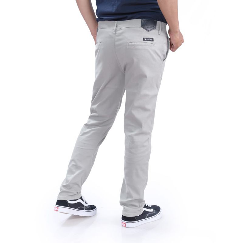 CELANA Chino Panjang Pria slimfit Kantor KERJAHARIAN Santai Casual Formal Hitam Abu Cream Mocca Size 27-38