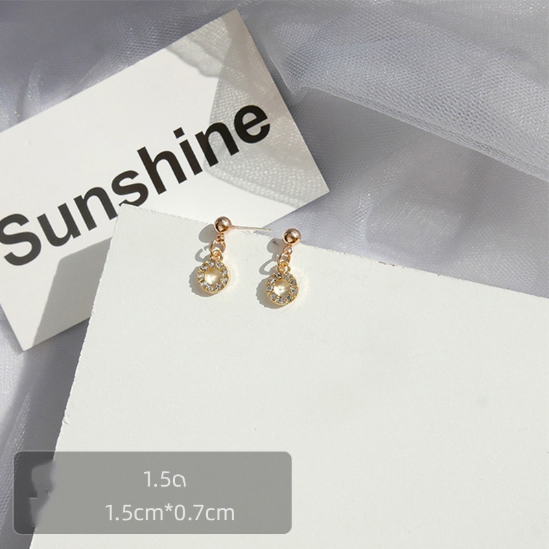 South Korea's New Personality Simple Temperament Geometric Earrings Ins Popular Fashion Eardrop Accessories Jewelry Gifts