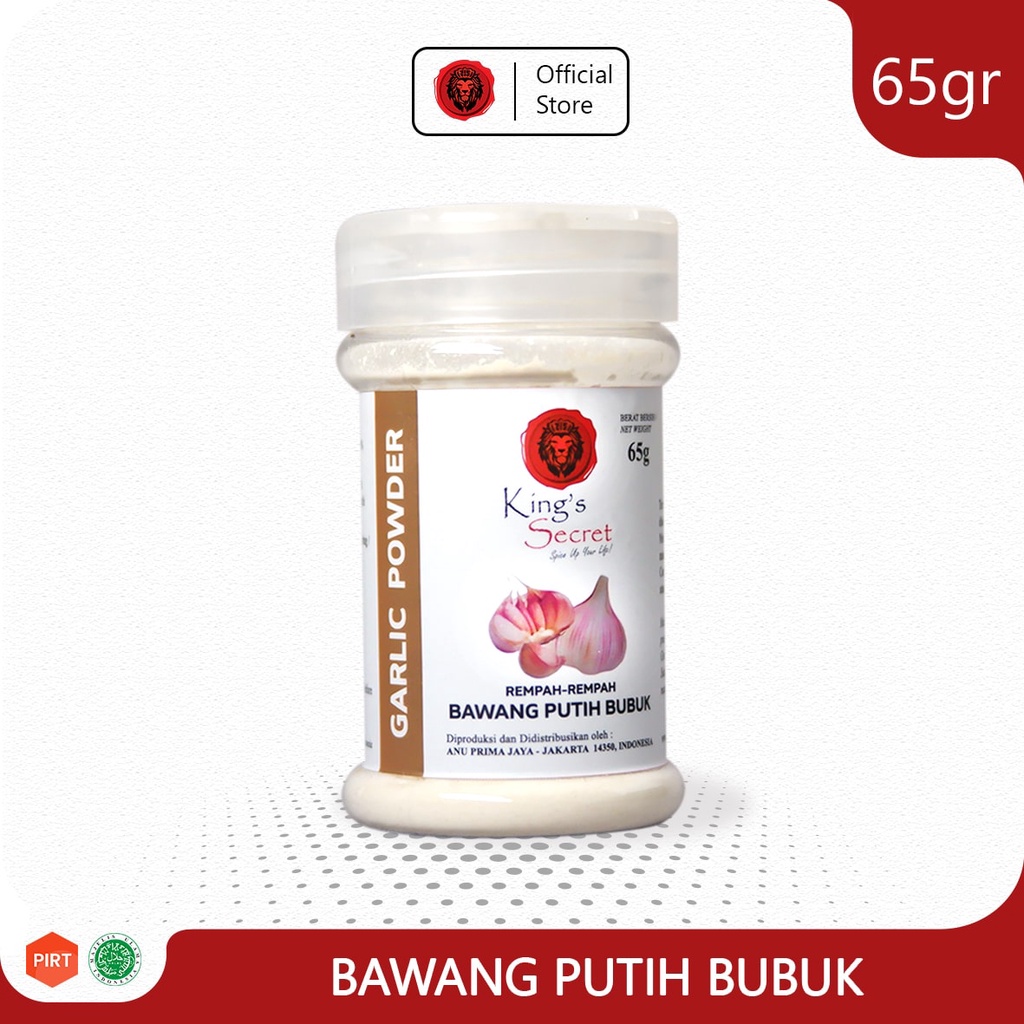 

Bawang Putih Bubuk 65gr - King's Secret