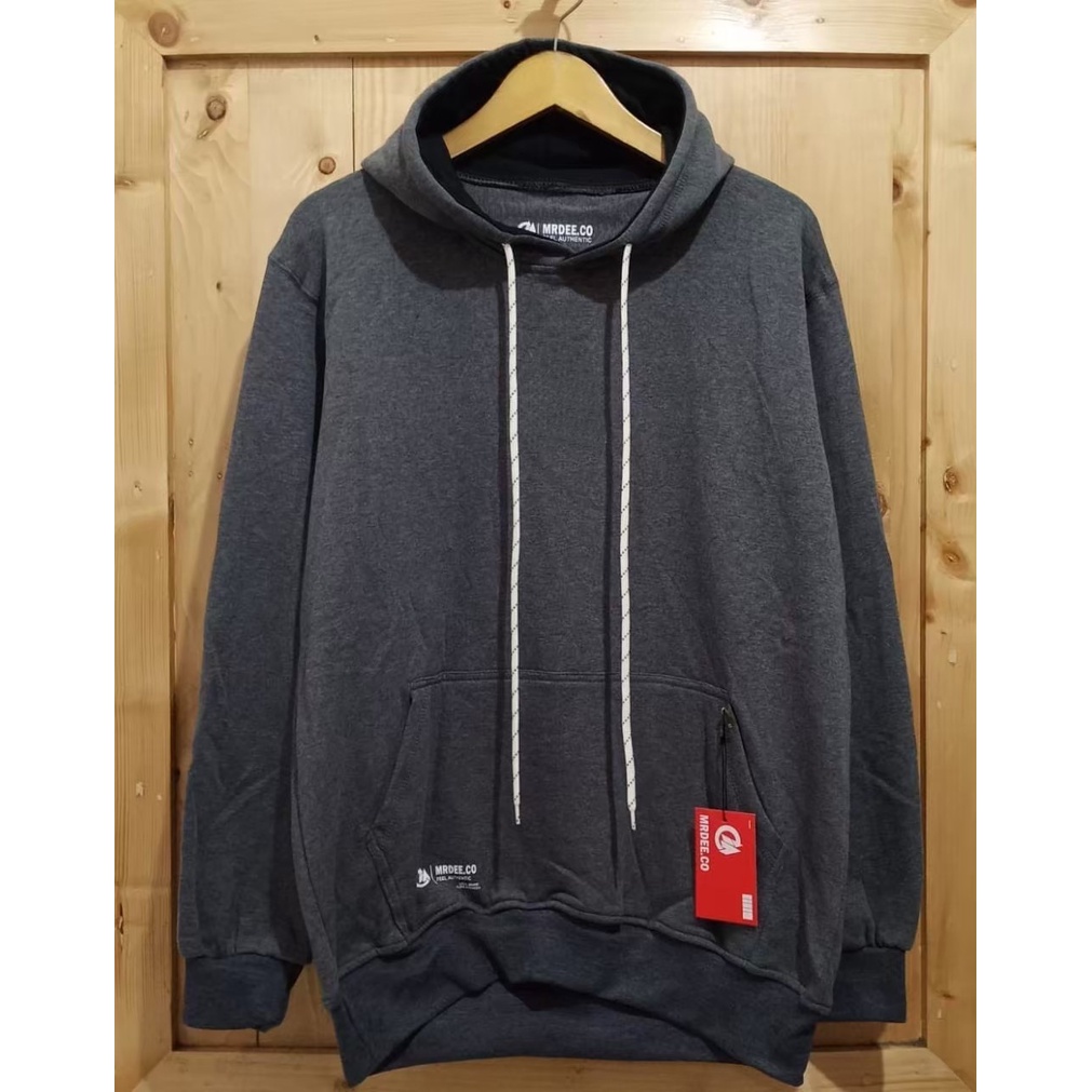 Sweater Hoodie Original Polos Pria Wanita Jaket Hodie Polos Cowok Cewek OverSize Distro Bandung Switer Polos Kekinian Warna ABU ABU Bisa COD