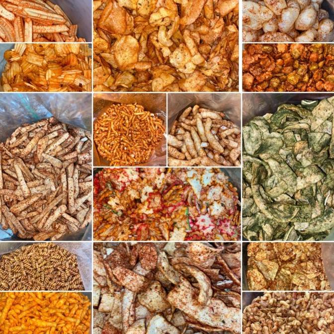 

1 Paket Reseller Snack pedas karungan