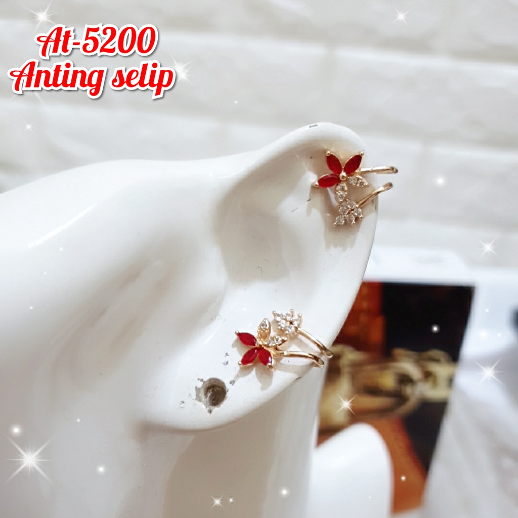 COD ANTING SELIP WANITA ISI 2PCS STYLE KOREA TERBARU