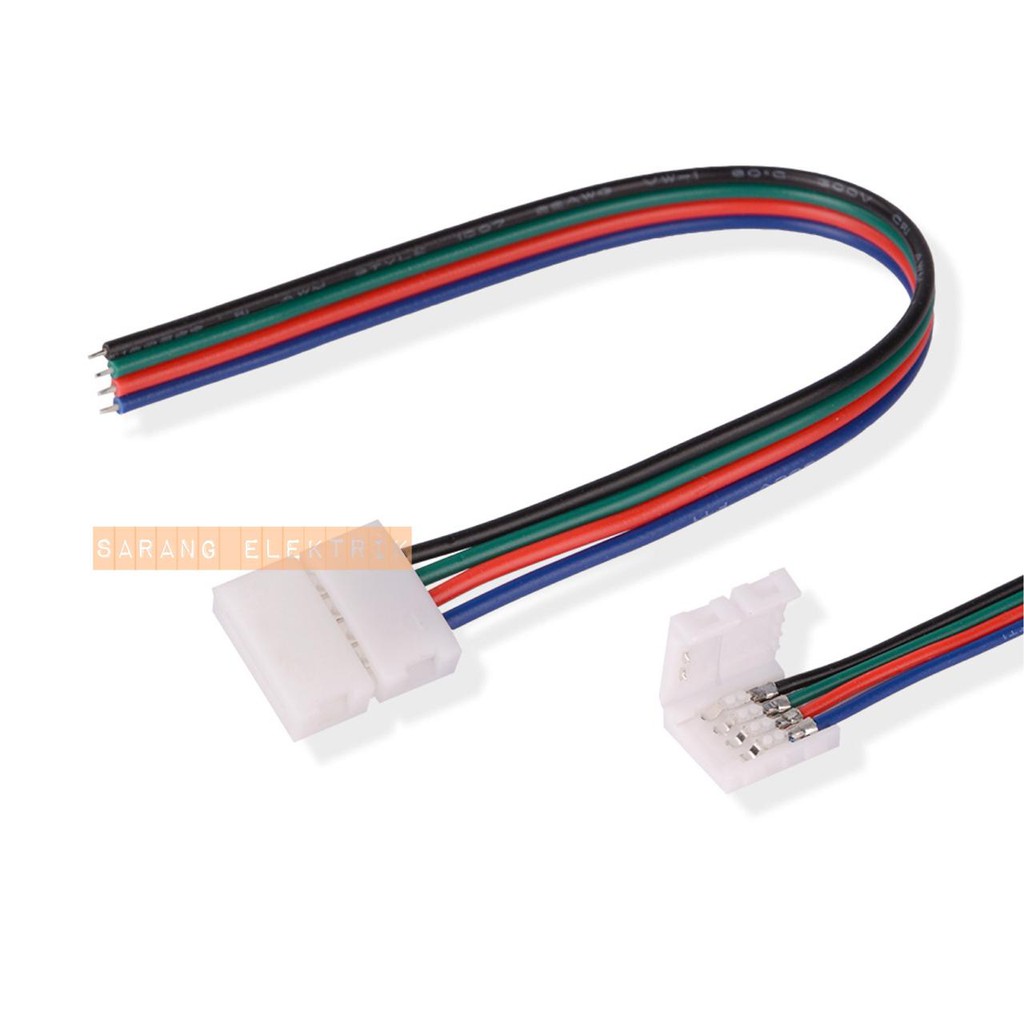 Konektor / Connector Jepit Kabel Untuk Led Strip RGB 10MM