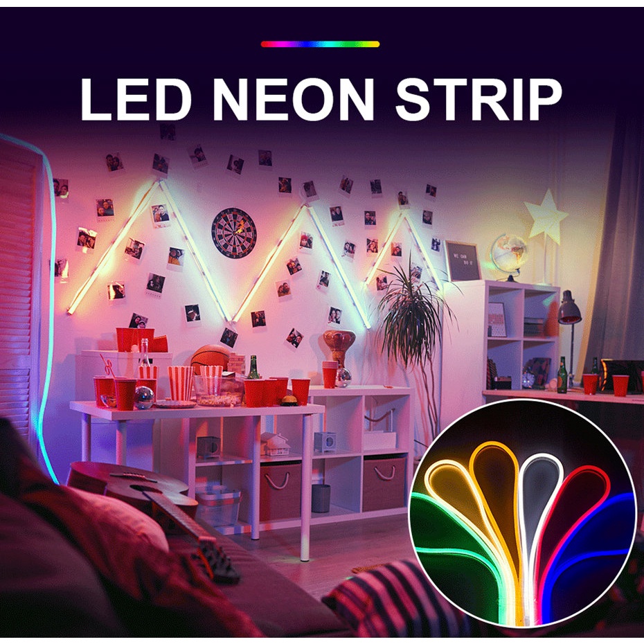 6mm Narrow Silicone Flexible Neon light 12V Waterproof 120Led/m LED Strip  /  IP67 Decorative Soft Light Strip LED Advertising Light Strip / Decorative Night Light DIY Christmas，New Year, Party, Wedding, Birthday,Holiday Decoration Light