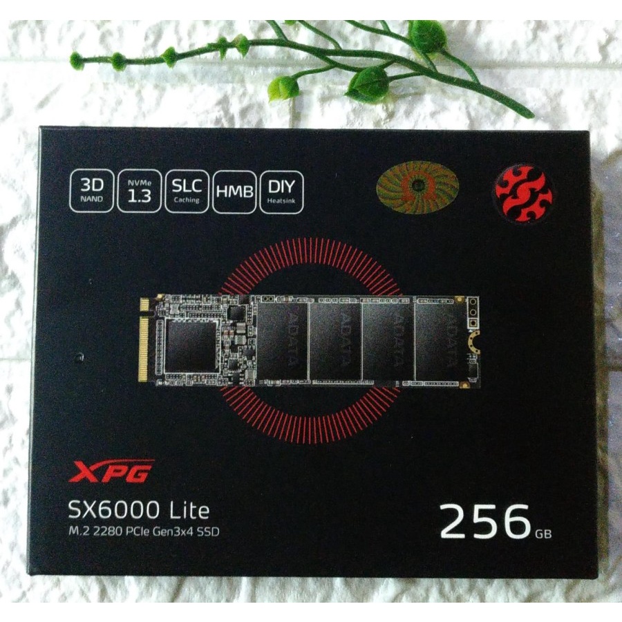 SSD NVMe M2 PCIe SSD XPG ADATA SX6000 Internal 256GB Slot M.2 PCIe