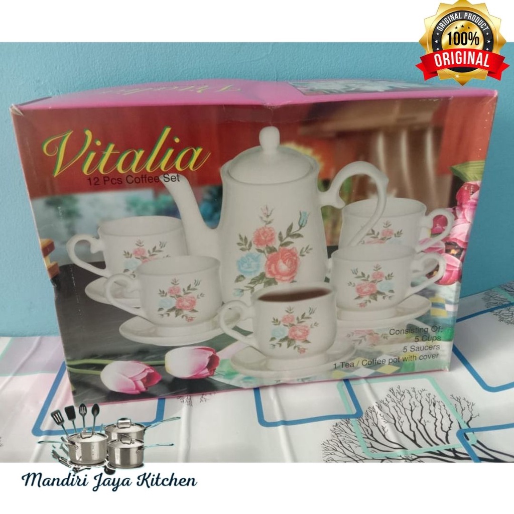 Tea Set + Teko Vitalia 12 pcs