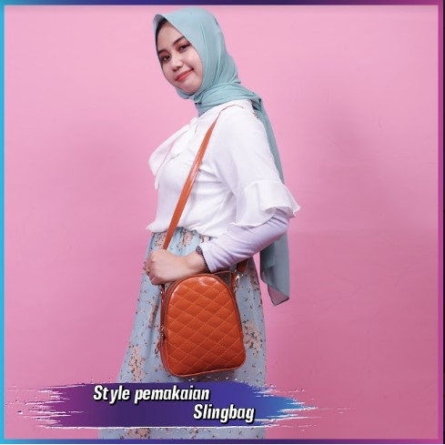 Tas Ransel Kulit Wanita Original Multifungsi Tas Selempang Kulit Wanita ER01 Backpack Fashion Stylish Wanita Tas Ransel Cewek GARANSI ORIGINAL