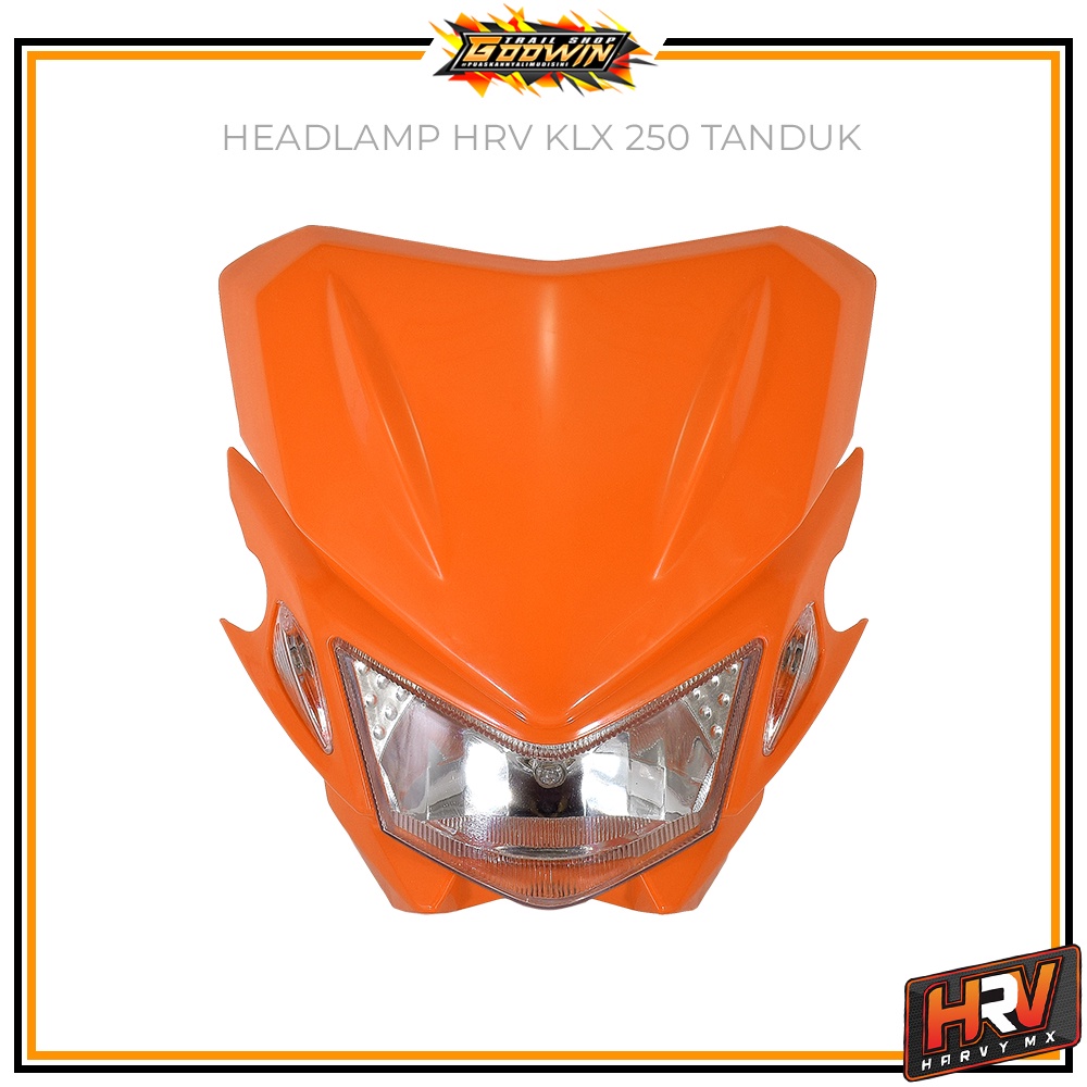 Reflektor Headlamp Batok Lampu Depan Trail KLX 150 250 Tanduk Biru hijau hitam merah putih orange