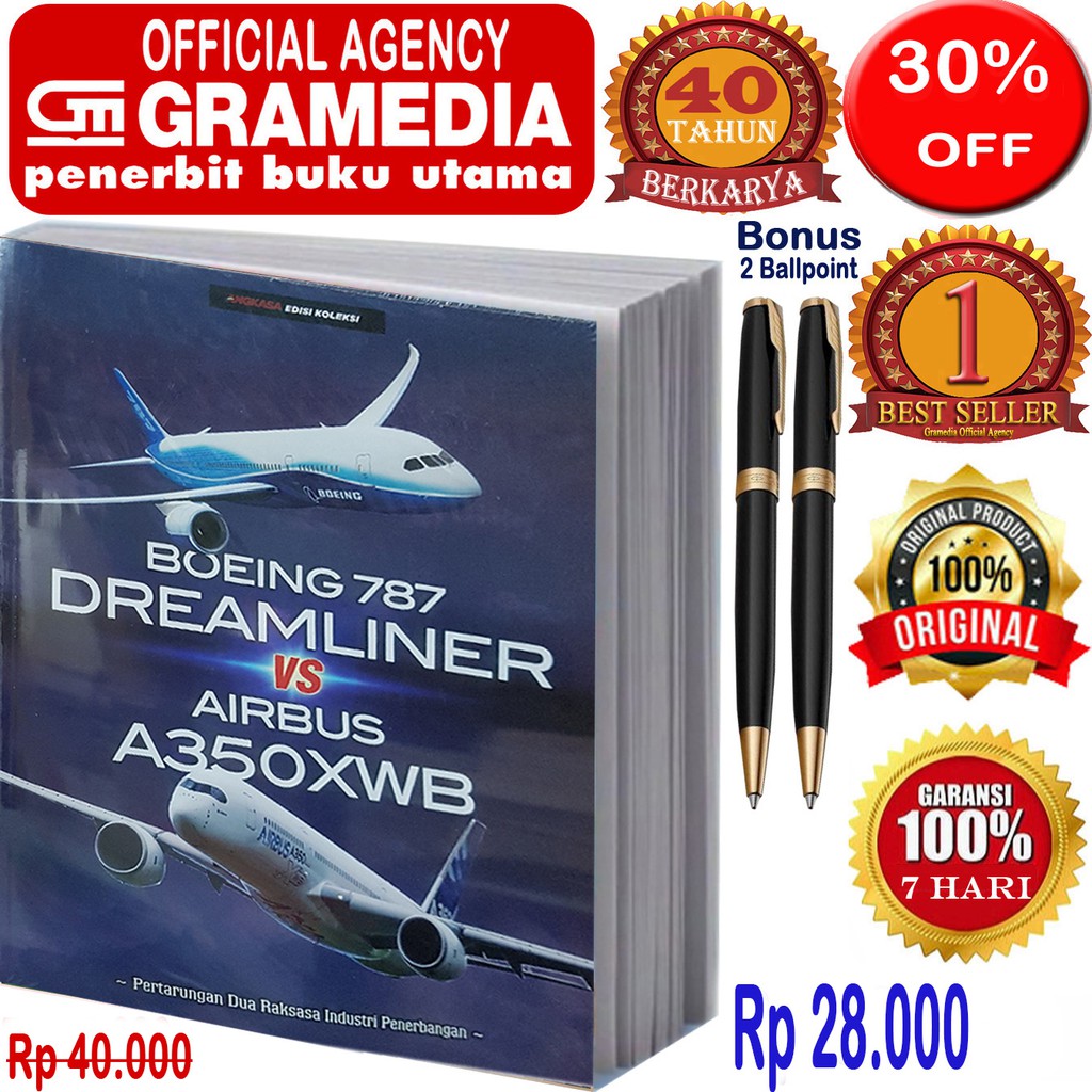 Majalah Angkasa Edisi Khusus Boeing 787 DREAMLINER VS AIRBUS A350XWB - Original