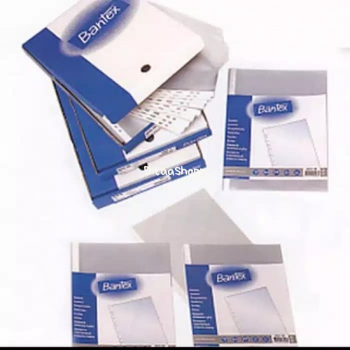 

Pp Pocket/ Plastik Pocket / Sheet Protector Ukuran A4 Merk Bantex 2040 027