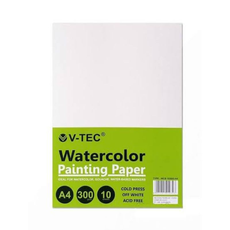 

VTEC A4 Watercolor 300gsm Water Colour