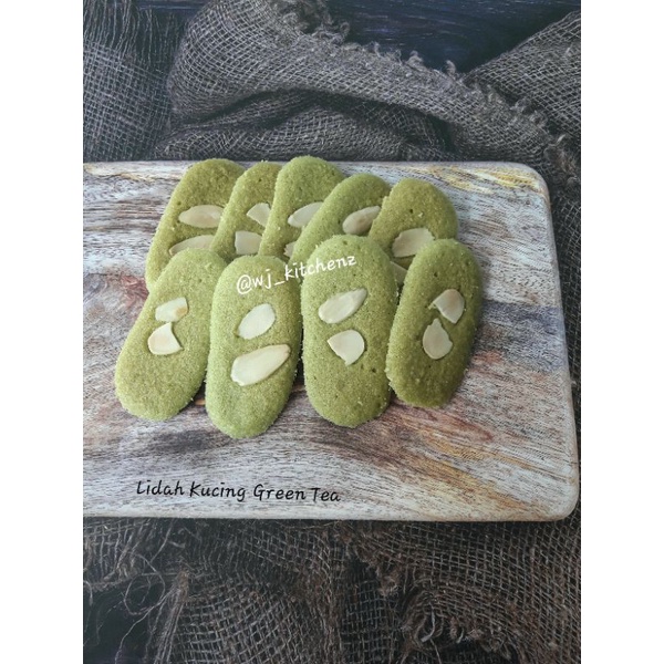 

LIDAH KUCING GREEN TEA/KUE KERING EKONOMIS/RENYAH/LUMER/500GRAM