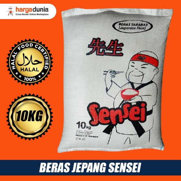 

Beras Jepang Sensei 10 Kg - High Quality - HALAL