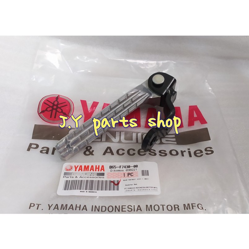 FOOTSTEP FOOT STEP INJEKAN KAKI BELAKANG KIRI ASSY AEROX 155 ORIGINAL YGP B65-F7430-00