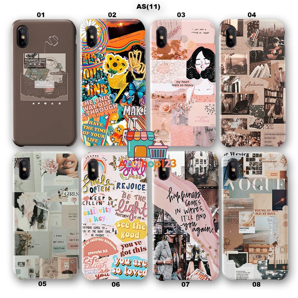 {AS11} Case Casing Silikon Hardcase Gambar Tumblr Realme