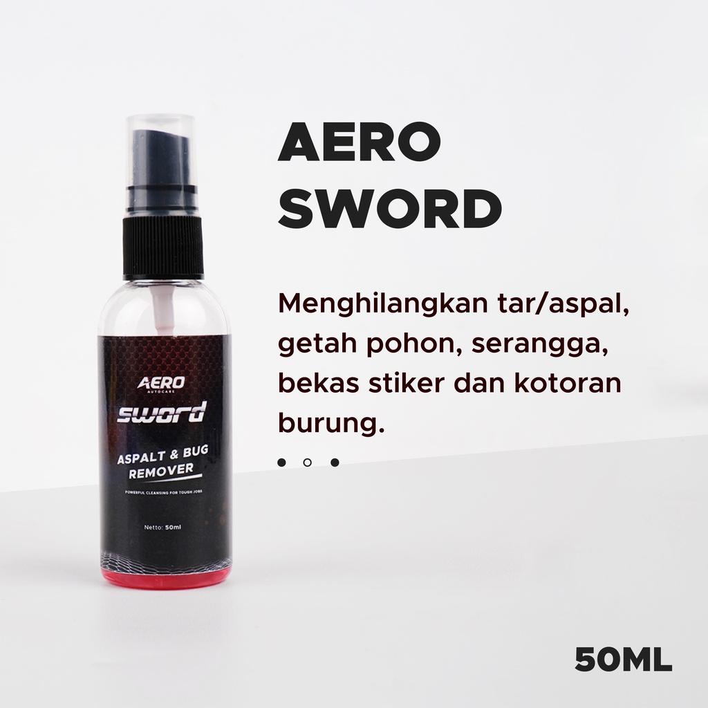 Aero Sword Penghilang Aspal, Stiker, Getah Pohon Dan Serangga Premium