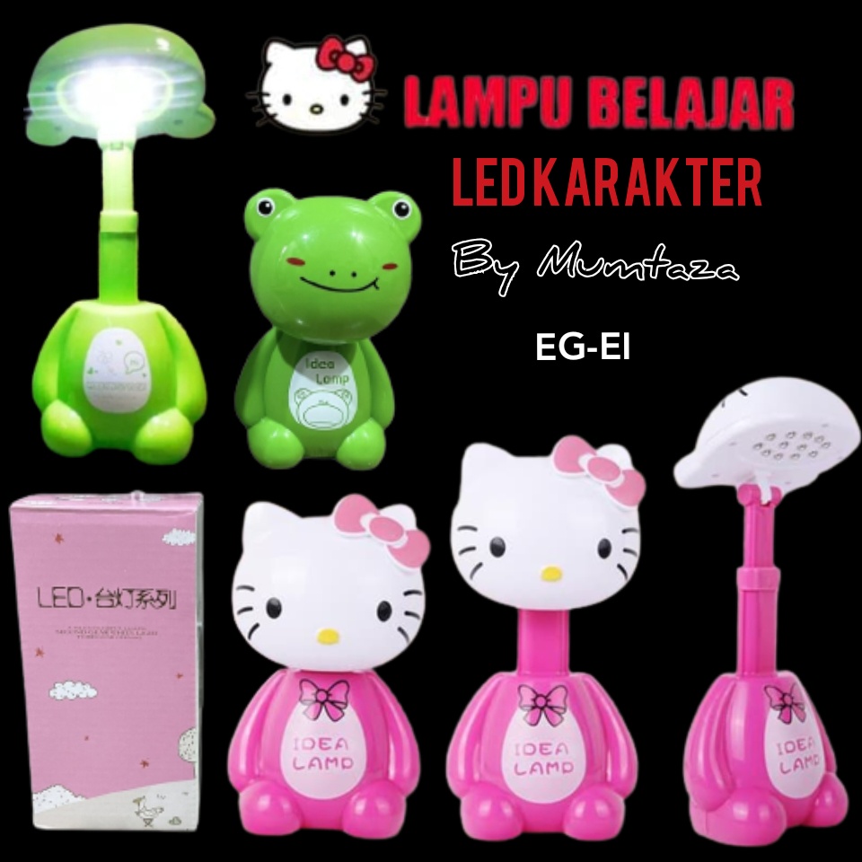Lampu Belajar Meja LED, Lampu Belajar USB, Lampu Belajar Karakter.