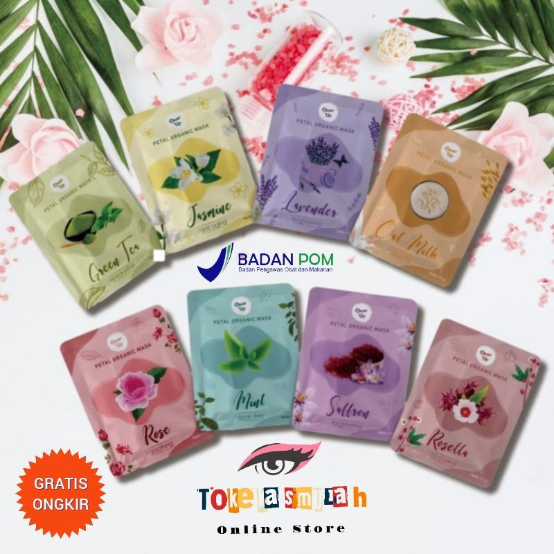 Masker Dear Up Petal Organik BPOM