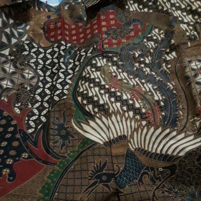 Batik Solo Parang Bledak Kemeja Pria Katun Bledak Sragenan Full Furing