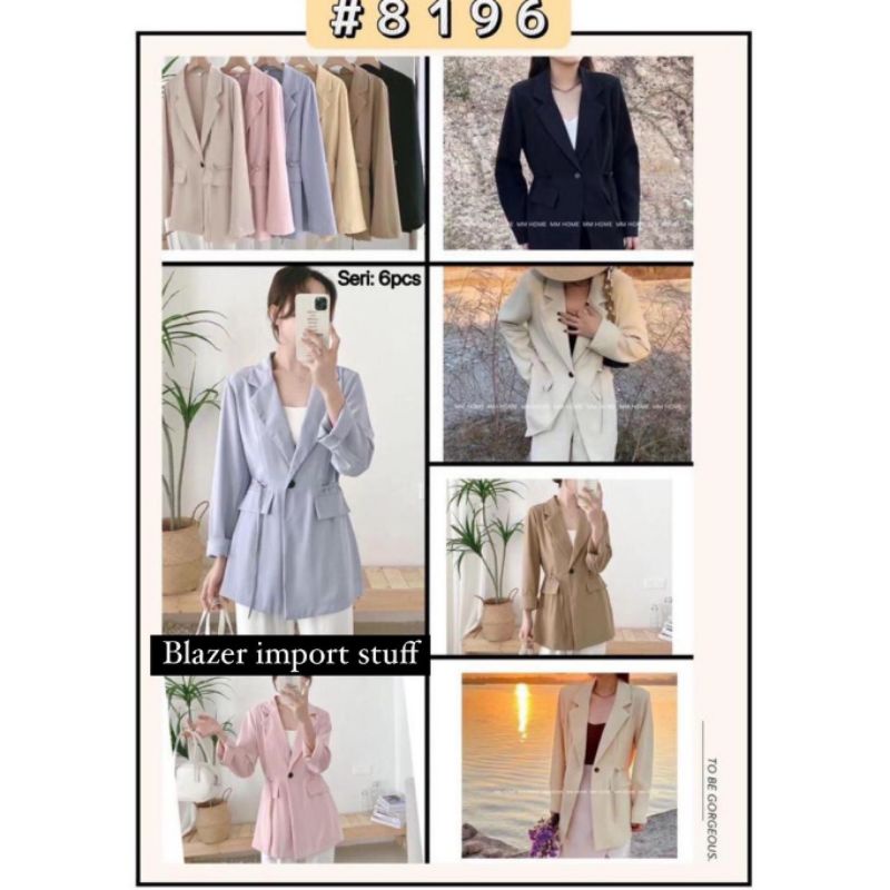 BlAZER IMPORT STUFF London girl | ready bahan pretty woman | csm_id termurah