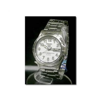 Seiko 5 original SNZ193P1 Automatic Jam Tangan Pria SNZ193 Silver White Stainless
