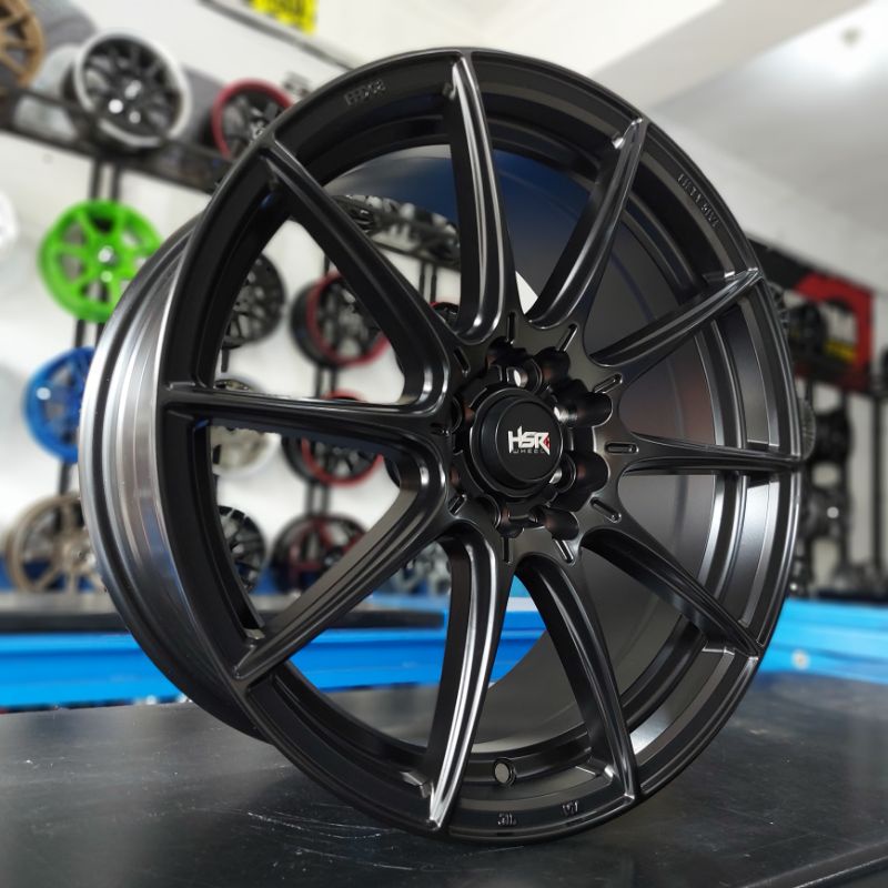 Paket Velg HSR Ring 17 + Ban Accelera Forceum Zeetex