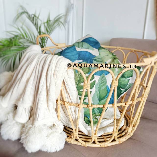 KERANJANG ROTAN / RATTAN STORAGE BASKET