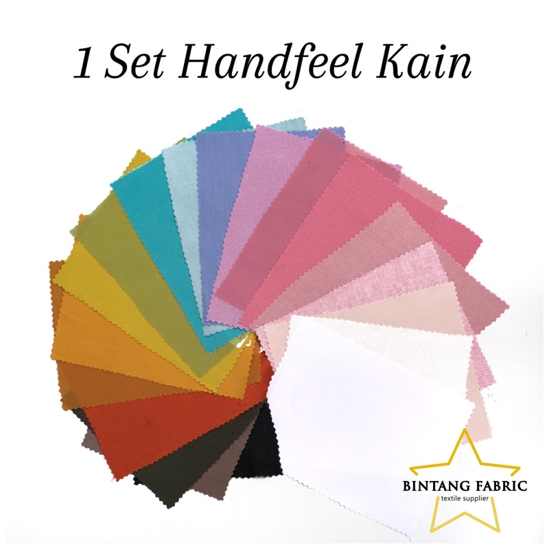 1 Set Handfeel Kain Bintang Fabric
