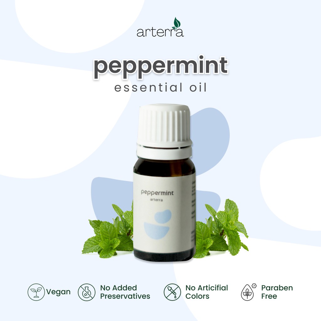 ARTERRA PEPPERMINT ESSENTIAL OIL 10ML | 100% PURE - AROMATHERAPY