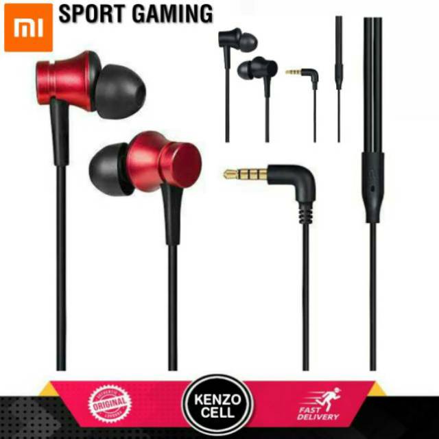 Headset Xiaomi Gaming Mi Redmi Note 7 8 Pro Ektra Handset Endset Hadset Handsfree Headphone Indonesia