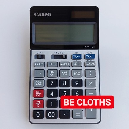 

Canon HS-20TSC Kalkulator Desktop Meja Dagang 12 Digits HS 20 TSC ORIGINAL