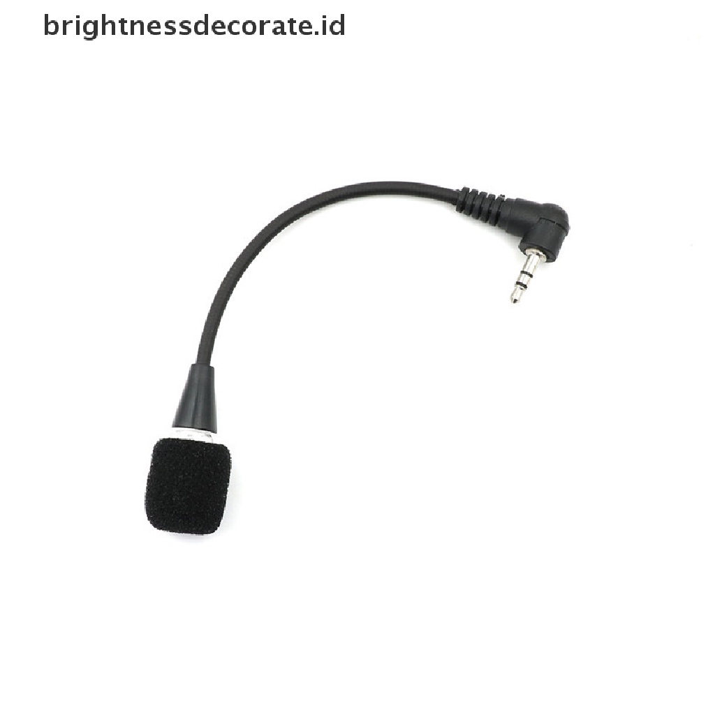 (Birth) Mic Speaker Flexible Dengan Jack 3.5mm Untuk Pc / Laptop / Notebook (Id)