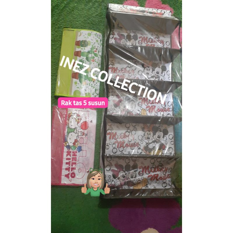 RAK TAS SUSUN 5 TRIPLEK PLASTIK