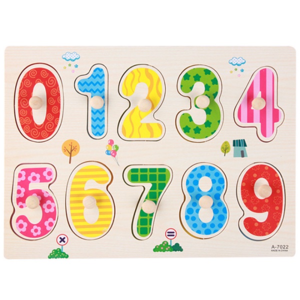 

Promo Wooden Intellectual Development Grasping Puzzle Board Toy - Number Diskon