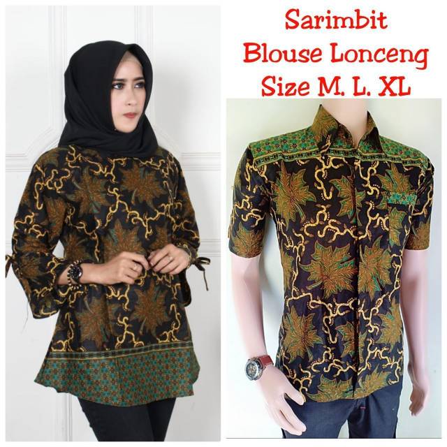 GROSIR COUPLE BATIK BLUS MERAK