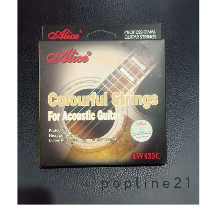 Senar akustik Alice Warna / Acoustic Colourful Guitar Strings ALICE