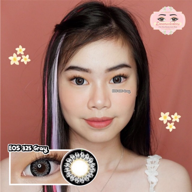 Softlens EOS 325 Mimi Gray / Grey / Abu Normal Minus Beda Minus