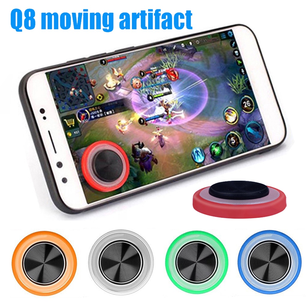 (Huluboy) Q8 Joypad Joystick Controller Game Handphone / Tablet Mini Layar Sentuh