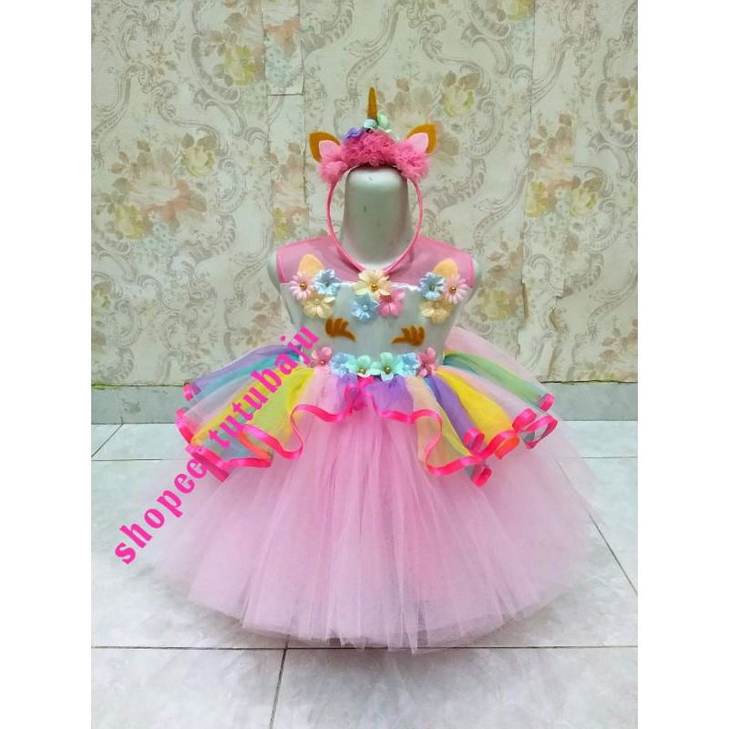 BAJU ULANG TAHUN ANAK UNICORN BISA REQUEST WRN