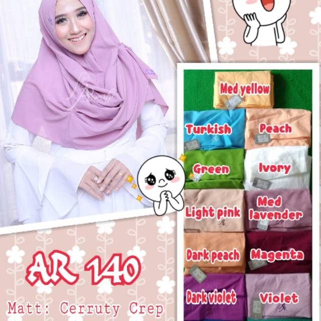 Hijab Arrafi AR 140 ceruty crep