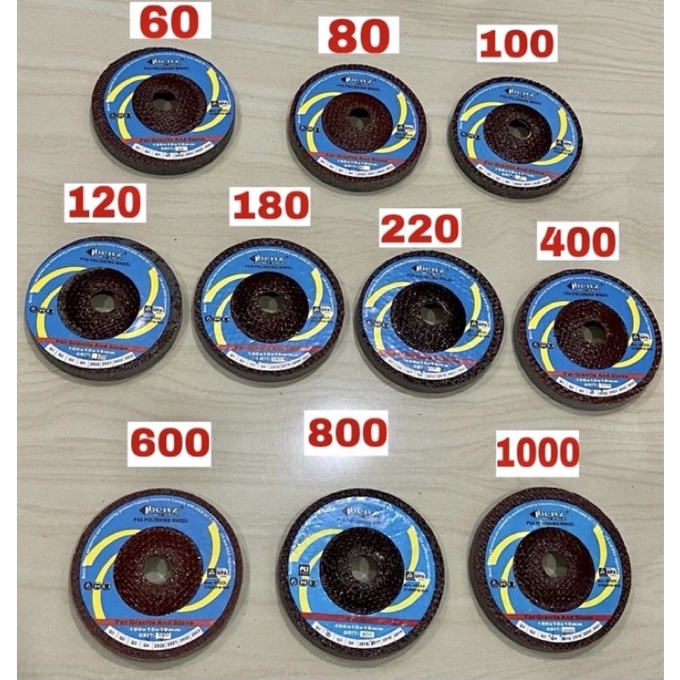 SPONGE Batu sponge poles amplas no 60-400 Batu asah polishing Wheel Grinding