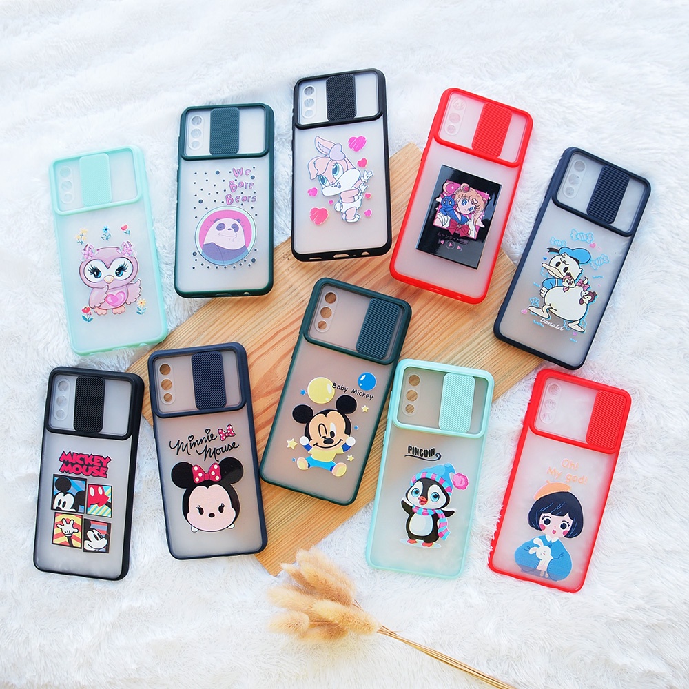 CASE SLIDE SAMSUNG A22 4G A01 CORE A02 A02S A20S A03S A10S A12 A30 A32 A51 A52 A71 J2 PRIME J7 RUBBER GAMBAR