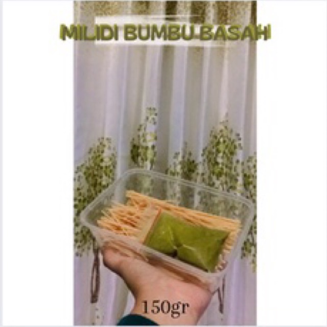 

Milidi box bumbu basah|| Rasa macha netto 150-+ murah || makanan ringan jember||500ml