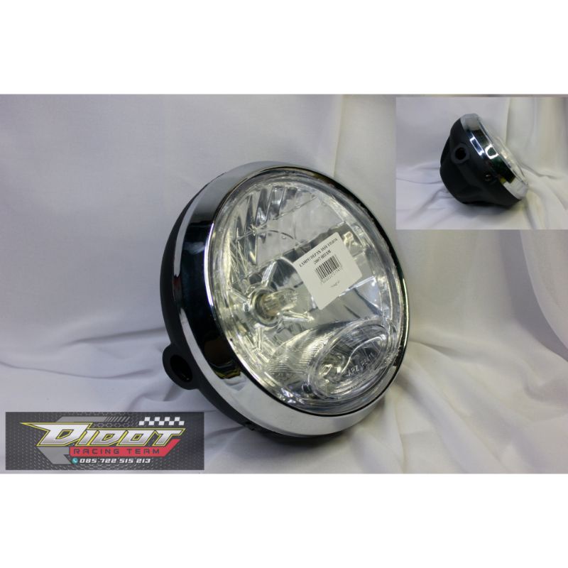 Reflektor Lampu depan head kamp Vixion lama pnp Rx King New bulat NRT