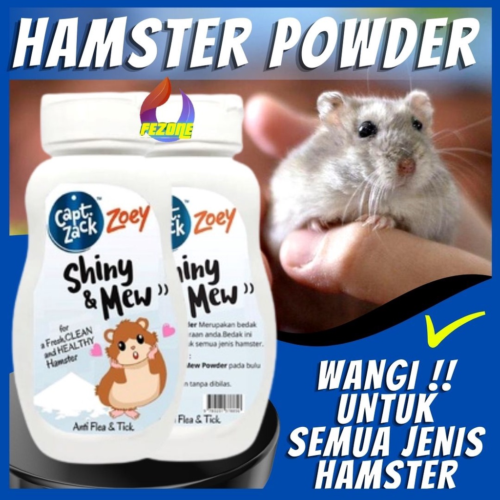 Bedak Hamster Marmut Wangi /Hamster Powder / raid all / Bedak Anti Iritasi dan Bakteri  FEZONE