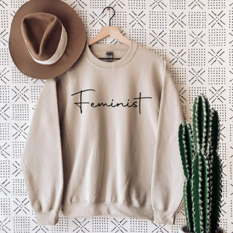 SWEATER BASIC PRIA WANITA (FEMINIST)