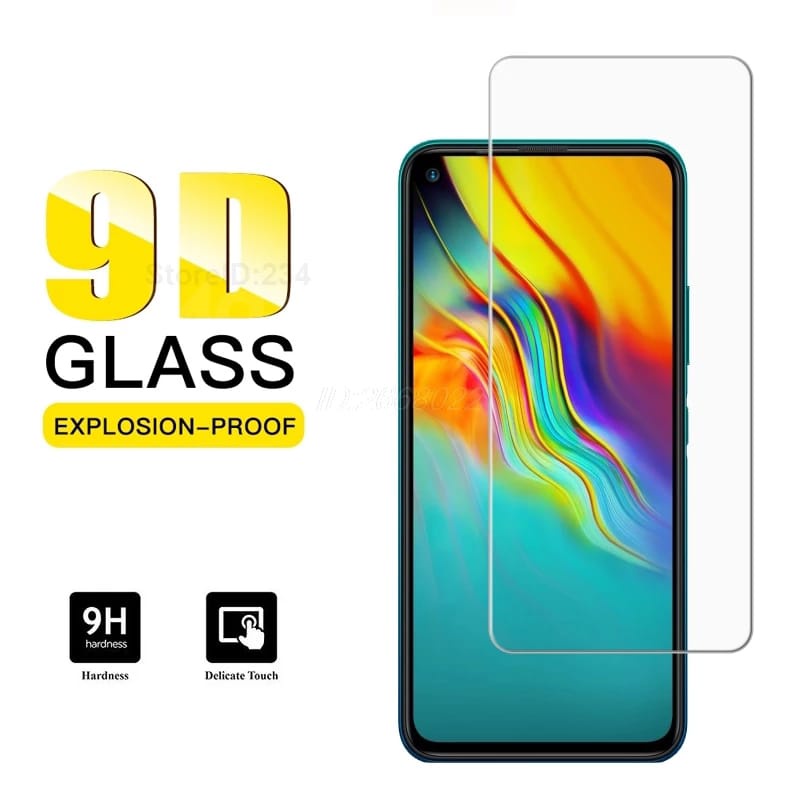 PROMO Tempered Glass Kaca Bening INFINIX Hot 9 Pro Full Layar Screen Guard Protector Antigores Kaca