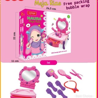 Toys Mainan Anak Make Up Naura Meja Rias Shopee Indonesia Toys Mainan Anak Make Up Naura Meja Rias Shopee Indonesia